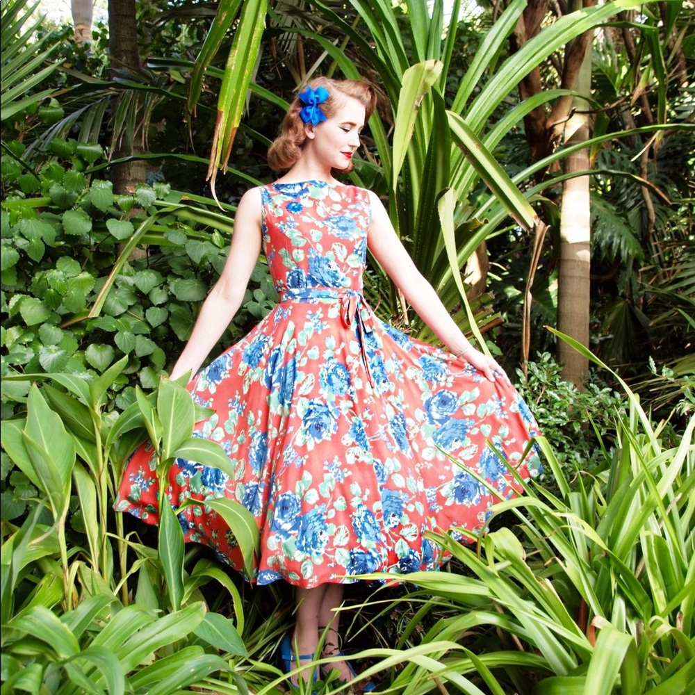 Zoe Vine Roses Dress